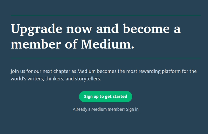 Medium Premium Membership