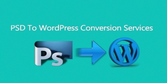 PSD to WordPress conversion