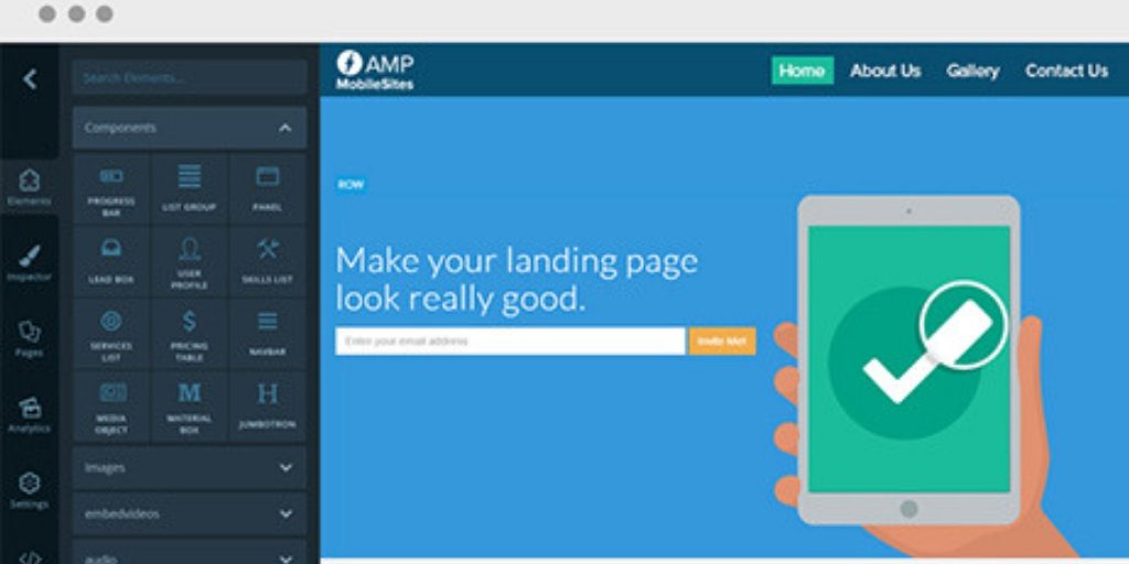 Launch AMP Page Builder