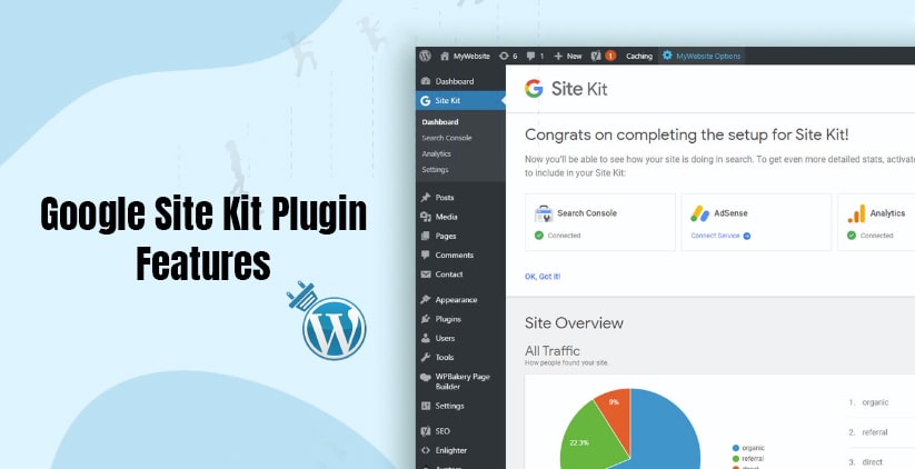 Google Site Kit Plugin Features