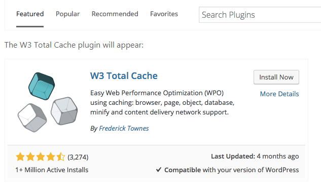 Cache Plugin