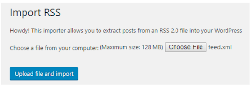 Import Rss