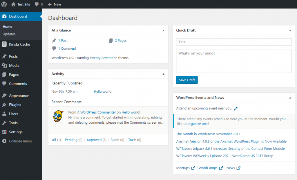 wordpress-dashboard