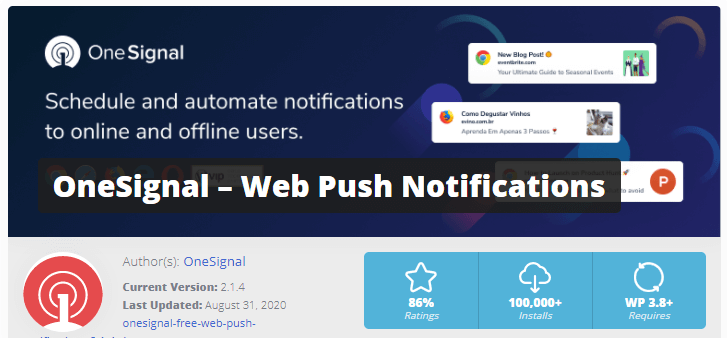 Install the OneSignal Plugin